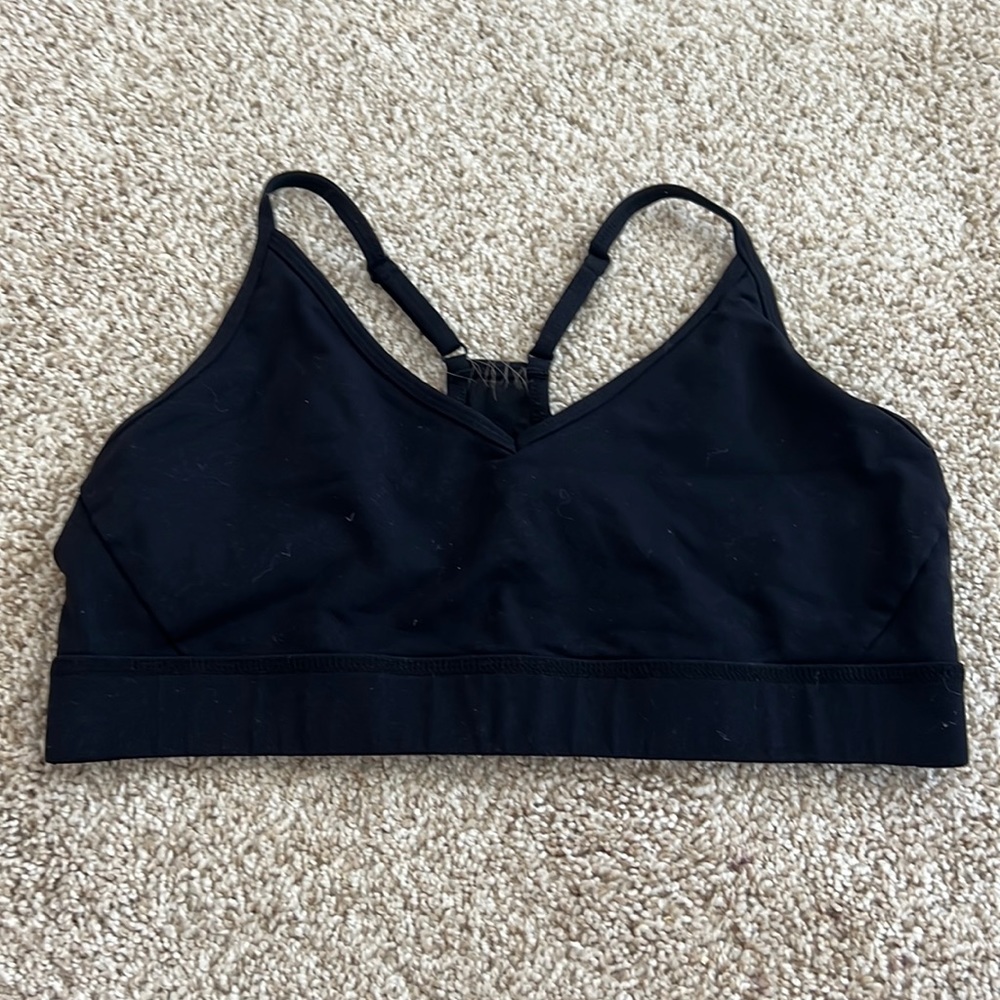 Til You Collapse TYC Black Sports-bra
